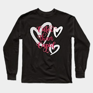 Cuter than Cupid -Valentine's Day retro T-Shirt T-Shirt Long Sleeve T-Shirt